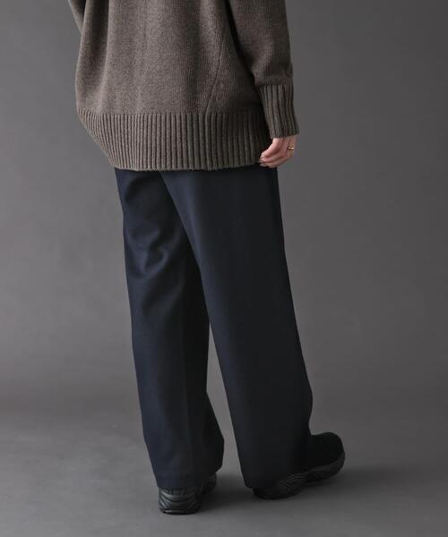 FORK&SPOON（フォークアンドスプーン）の「『一部WEB限定カラー』FORK&SPOON　ブラッシュドパンツ（その他パンツ・レディース・ライトグレー/ネイビー/グレー/ブラウン系その他・1/2）」の9枚目の写真