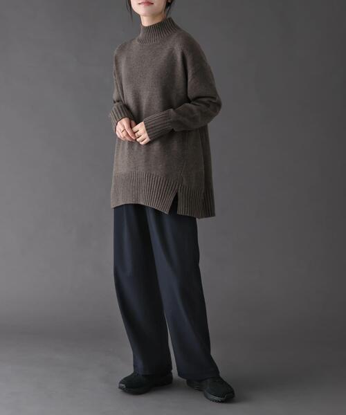 FORK&SPOON（フォークアンドスプーン）の「『一部WEB限定カラー』FORK&SPOON　ブラッシュドパンツ（その他パンツ・レディース・ライトグレー/ネイビー/グレー/ブラウン系その他・1/2）」の12枚目の写真