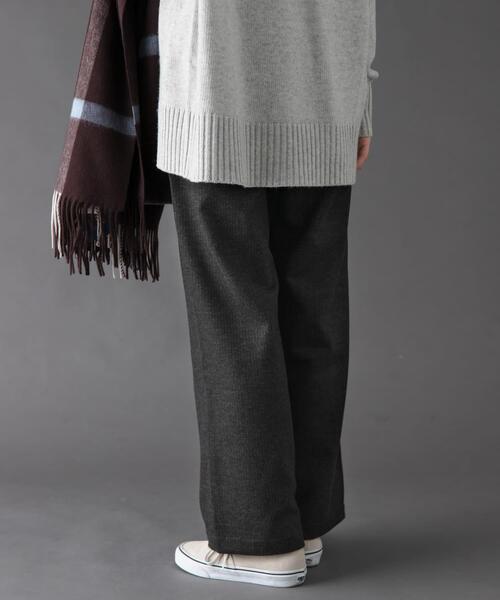 FORK&SPOON（フォークアンドスプーン）の「『一部WEB限定カラー』FORK&SPOON　ブラッシュドパンツ（その他パンツ・レディース・ライトグレー/ネイビー/グレー/ブラウン系その他・1/2）」の22枚目の写真