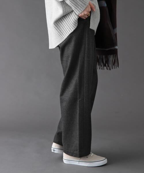 FORK&SPOON（フォークアンドスプーン）の「『一部WEB限定カラー』FORK&SPOON　ブラッシュドパンツ（その他パンツ・レディース・ライトグレー/ネイビー/グレー/ブラウン系その他・1/2）」の20枚目の写真