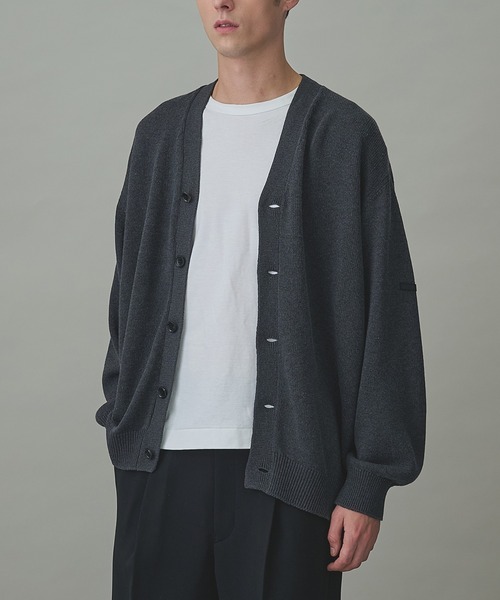 N.HOOLYWOOD(N.ハリウッド)の「【N.HOOLYWOOD/エヌハリウッド】別注 LIGHT KNIT CARDIGAN(カーディガン/ボレロ・メンズ・ブラック/ブルー/ダークグレー・36/38/40)」の2枚目の写真