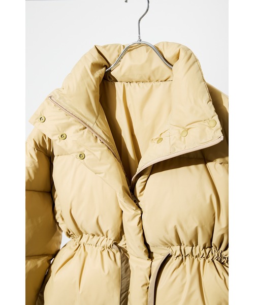 KWD（ケーダブルディー）の「【 KWD / ケーダブルディー 】MIDDLE DOWN JACKET / ミドルダウンジャケット　KWD-17JD　KFH（ダウンジャケット/コート・レディース・ベージュ・FREE）」の5枚目の写真