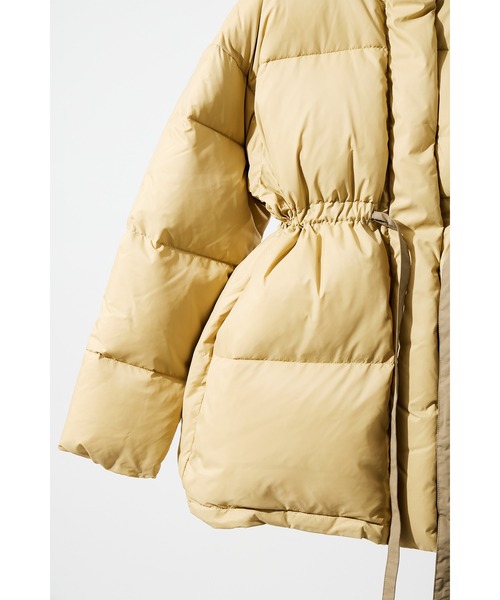KWD（ケーダブルディー）の「【 KWD / ケーダブルディー 】MIDDLE DOWN JACKET / ミドルダウンジャケット　KWD-17JD　KFH（ダウンジャケット/コート・レディース・ベージュ・FREE）」の7枚目の写真