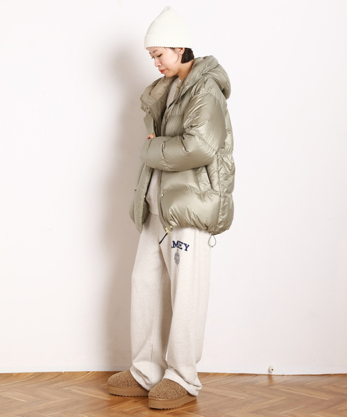 GOLDWIN（ゴールドウィン）の「【 Goldwin /ゴールドウィン】別注PERTEX QUANTUM Down Parka（ダウンジャケット/コート・レディース・ブラック/ベージュ・38/36）」の5枚目の写真