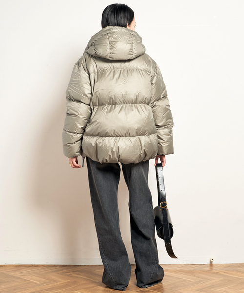 GOLDWIN（ゴールドウィン）の「【 Goldwin /ゴールドウィン】別注PERTEX QUANTUM Down Parka（ダウンジャケット/コート・レディース・ブラック/ベージュ・38/36）」の12枚目の写真