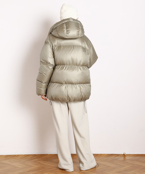 GOLDWIN（ゴールドウィン）の「【 Goldwin /ゴールドウィン】別注PERTEX QUANTUM Down Parka（ダウンジャケット/コート・レディース・ブラック/ベージュ・38/36）」の18枚目の写真