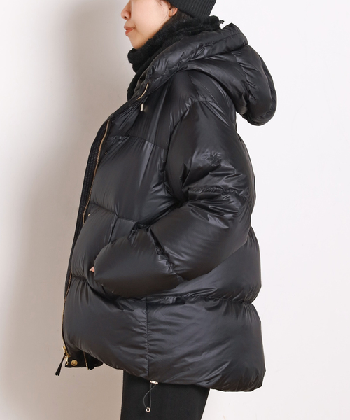 GOLDWIN（ゴールドウィン）の「【 Goldwin /ゴールドウィン】別注PERTEX QUANTUM Down Parka（ダウンジャケット/コート・レディース・ブラック/ベージュ・38/36）」の20枚目の写真