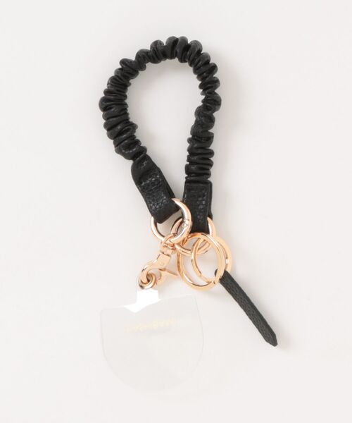 HASHIBAMI（ハシバミ）の「【HASHIBAMI】クシュクシュ レザー ハンドストラップ（スマホグッズ・レディース・ダークブラウン/ブラウン/ホワイト/ペールイエロー/ライトブルー/ブラック・FREE）」の20枚目の写真