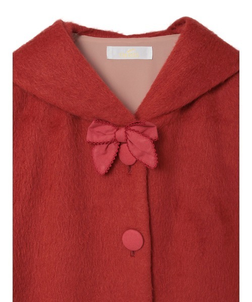 PINK HOUSE フード付きカーディガン☆最終価格 PINK HOUSE（ピンクハウス） カーディガン ネームワッペンいっぱい