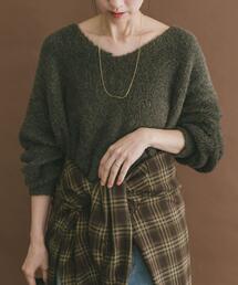 ITEMS URBANRESEARCH | アニモシャギーVネックニット(ニット/セーター)