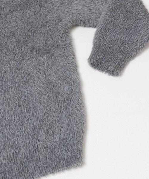 ITEMS URBANRESEARCH（アイテムズ アーバンリサーチ）の「アニモシャギーVネックニット（ニット/セーター・レディース・カーキ/グレー/ベージュ・FREE）」の11枚目の写真