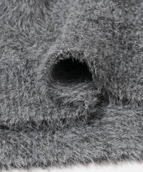 ITEMS URBANRESEARCH（アイテムズ アーバンリサーチ）の「アニモシャギーVネックニット（ニット/セーター・レディース・カーキ/グレー/ベージュ・FREE）」の13枚目の写真