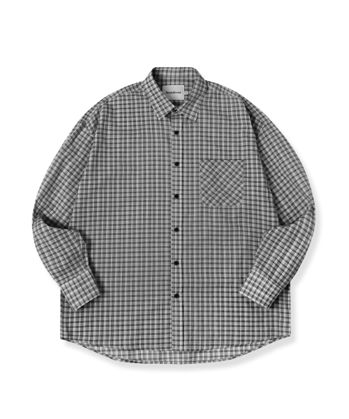 AVANDRESS(アバンドレス )の「OL Overfit Check Shirt BLACK(シャツ/ブラウス・レディース・ブラック・LARGE/MEDIUM/X-LARGE)」の7枚目の写真