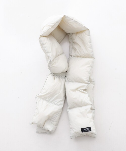 abahouse mavie（アバハウスマヴィ）の「【TAION】　ダウンスカーフ（ストール/ショール・レディース・ブラック/チョコ/アイボリー・フリー）」の22枚目の写真