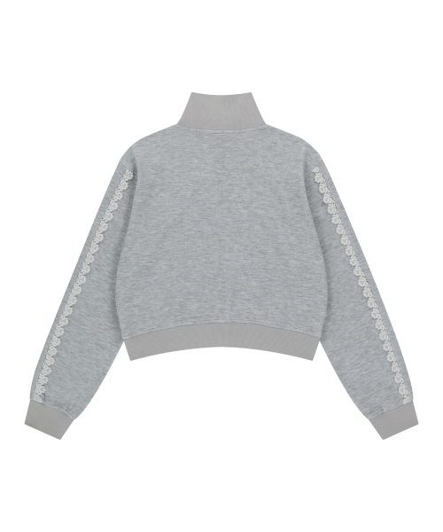 AAKAM(アーカム)の「Laced Track Jacket (Gray)(ナイロンジャケット・レディース・その他・FREE)」の2枚目の写真