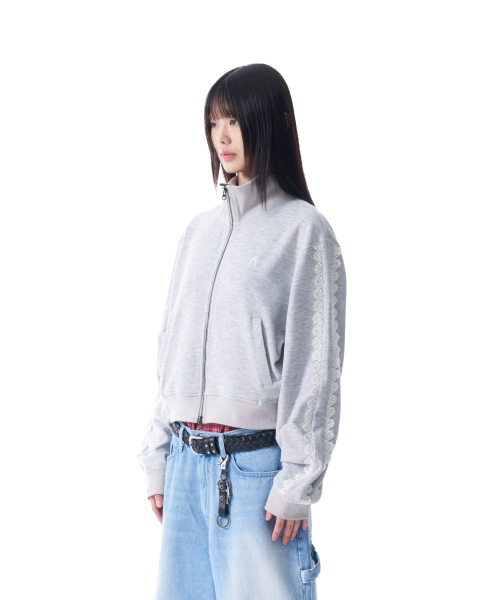 AAKAM(アーカム)の「Laced Track Jacket (Gray)(ナイロンジャケット・レディース・その他・FREE)」の3枚目の写真