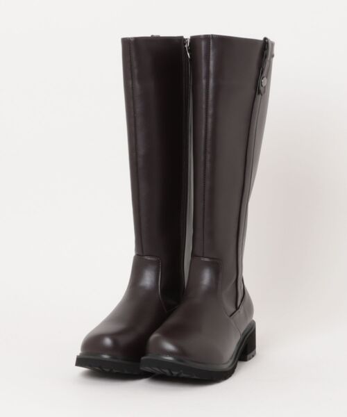 la farfa SHOES（ラ・ファーファ シューズ）の「la farfa shoes ロング丈 ジョッキーブーツ（ブーツ・レディース・ダークブラウン/アッシュブラウン/ブラック・M/L/LL/XL）」の3枚目の写真