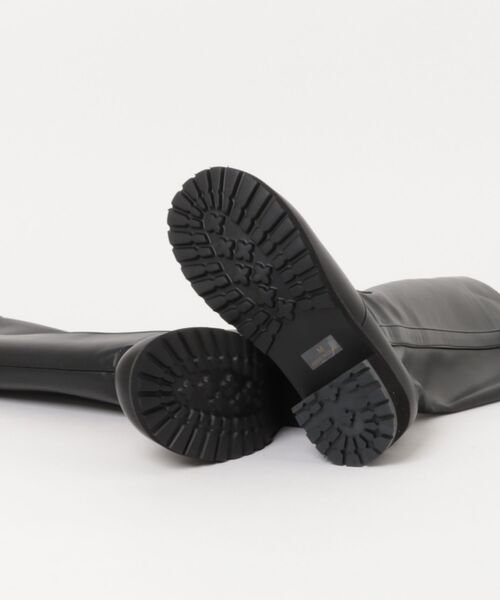 la farfa SHOES（ラ・ファーファ シューズ）の「la farfa shoes ロング丈 ジョッキーブーツ（ブーツ・レディース・ダークブラウン/アッシュブラウン/ブラック・M/L/LL/XL）」の4枚目の写真