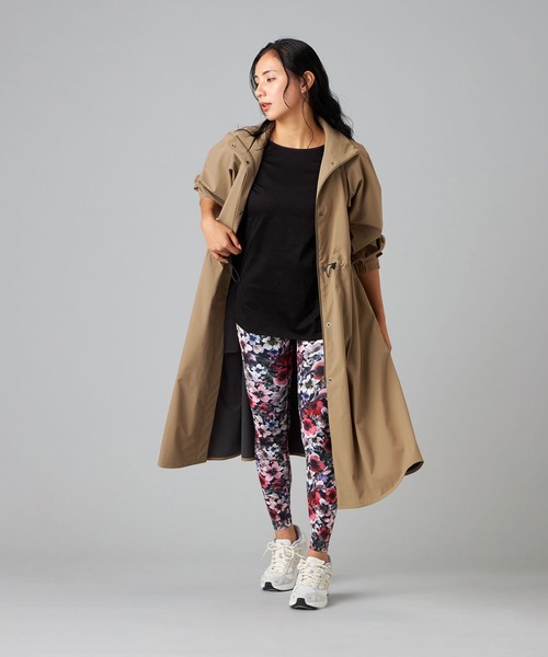 Chacott(チャコット)の「フリーダムスリーブロングコート(カバーオール・レディース・ベージュ/ダークグレー・M)」の10枚目の写真