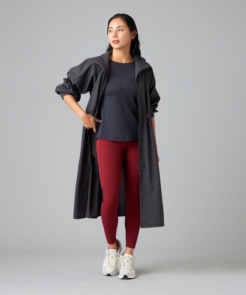 Chacott(チャコット)の「フリーダムスリーブロングコート(カバーオール・レディース・ベージュ/ダークグレー・M)」の11枚目の写真