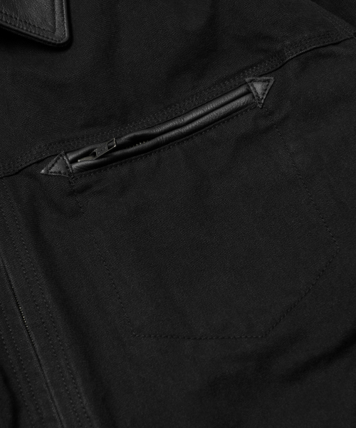 FRIZMWORKS(フリズムワークス)の「HEAVY CANVAS DESTROYED WORK JACKET _ BLACK(デニムジャケット・メンズ・その他・SMALL/MEDIUM/LARGE/X-LARGE)」の6枚目の写真