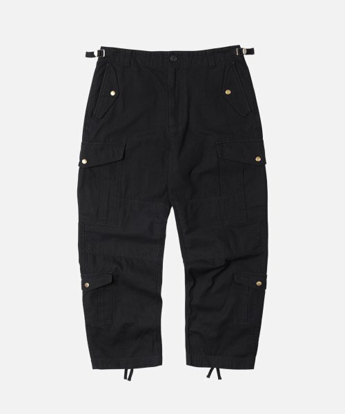 FRIZMWORKS(フリズムワークス)の「JUNGLE CLOTH FIELD CARGO PANTS _ BLACK(その他パンツ・メンズ・その他・MEDIUM/LARGE/X-LARGE)」の1枚目の写真