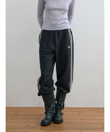 Kijun | Double Line Track Pants Black(スウェットパンツ)