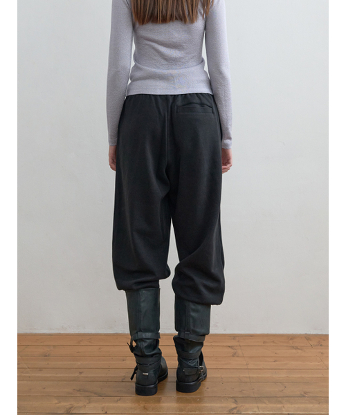 Kijun(キジュン)の「Double Line Track Pants Black(スウェットパンツ・レディース・その他・SMALL)」の6枚目の写真