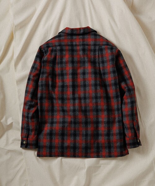 ペンドルトン PENDLETON for WILD LIFE TAILOR】EX OPEN COLLAR SHIRT（シャツ