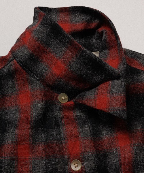 PENDLETON for WILD LIFE TAILOR】EX OPEN COLLAR SHIRT（シャツ