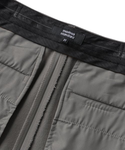 MUSINSA STANDARD WOMAN（ムシンサスタンダードウーマン）の「ウィメンズヘビーウェイト裏起毛ルーズテーパードヒドゥンバンディングスラックス[ウォームグレー]（スラックス・レディース・その他・30/31/24/25/26/27/28/29）」の6枚目の写真