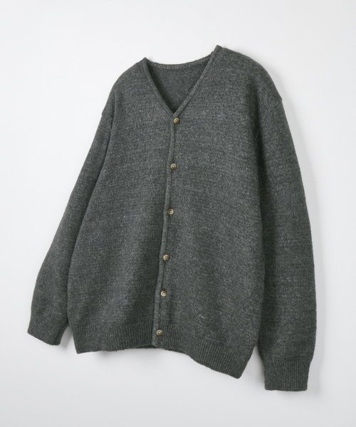 NODU（ノードユー）の「セージベーシックカーディガン[グレー]（カーディガン/ボレロ・メンズ・その他・MEDIUM/LARGE）」の5枚目の写真