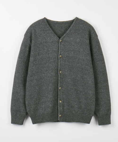 NODU（ノードユー）の「セージベーシックカーディガン[グレー]（カーディガン/ボレロ・メンズ・その他・MEDIUM/LARGE）」の6枚目の写真