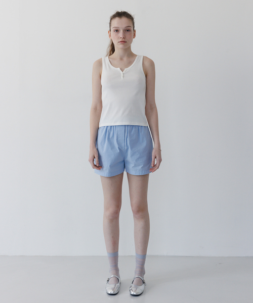 TTUDEMENT(トュードメント)の「BANDING SHORTS L.BLUE(その他パンツ・レディース・その他・MEDIUM/SMALL)」の7枚目の写真