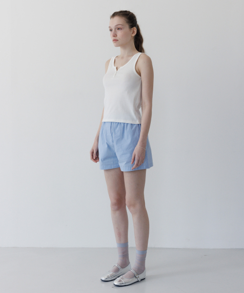 TTUDEMENT(トュードメント)の「BANDING SHORTS L.BLUE(その他パンツ・レディース・その他・MEDIUM/SMALL)」の6枚目の写真