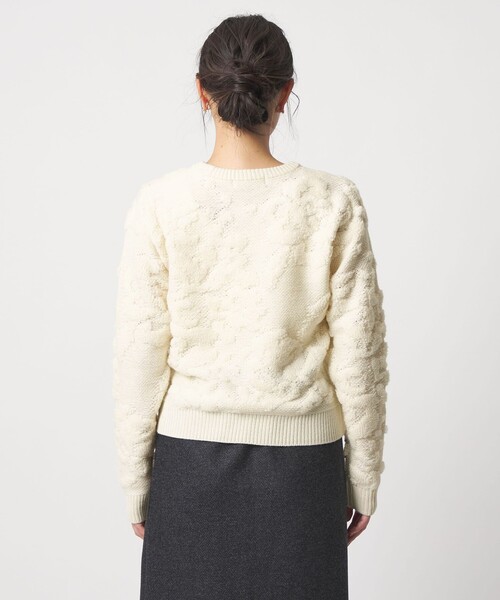 A DAY IN THE LIFE UNITED ARROWS（アデイインザライフユナイテッドアローズ）の「ループジャガード クルーネックニット ＜A DAY IN THE LIFE＞（ニット/セーター・レディース・ロイヤルブルー/ライトピンク/オフホワイト・FREE）」の19枚目の写真