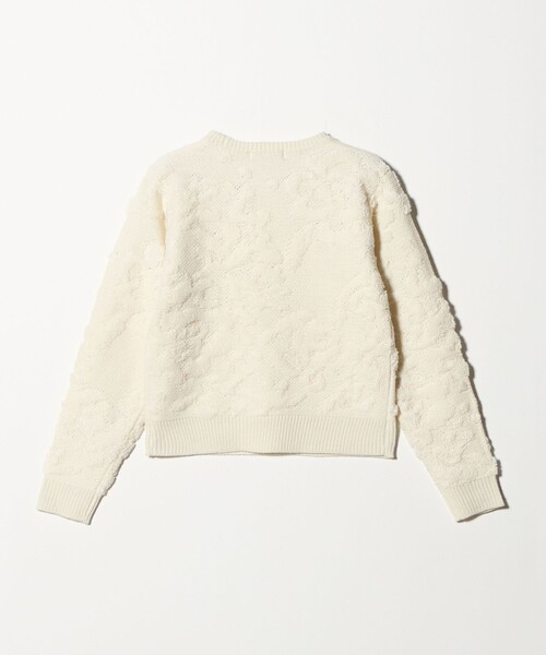 A DAY IN THE LIFE UNITED ARROWS（アデイインザライフユナイテッドアローズ）の「ループジャガード クルーネックニット ＜A DAY IN THE LIFE＞（ニット/セーター・レディース・ロイヤルブルー/ライトピンク/オフホワイト・FREE）」の9枚目の写真