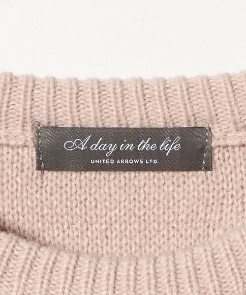 A DAY IN THE LIFE UNITED ARROWS（アデイインザライフユナイテッドアローズ）の「ループジャガード クルーネックニット ＜A DAY IN THE LIFE＞（ニット/セーター・レディース・ロイヤルブルー/ライトピンク/オフホワイト・FREE）」の12枚目の写真