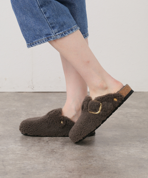 BIRKENSTOCK(ビルケンシュトック)の「BIRKENSTOCK/ビルケンシュトック BOSTON BB TEDDY(サンダル・レディース・チャコールグレー・23cm/24cm/24.5cm/25cm)」の10枚目の写真