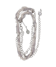 FLAREUP（フレアアップ）の「Braided Handmade Chain Belt (FL-732_Gray)（ベルト）」