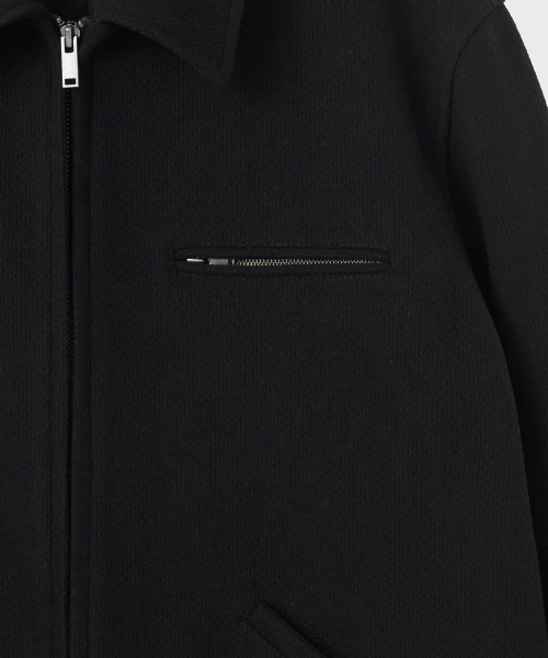 MUSINSA STANDARD（ムシンサスタンダード）の「ウールブレンドワークジャケット[ブラック]（ブルゾン・メンズ・その他・MEDIUM/LARGE/X-LARGE/XX-LARGE）」の7枚目の写真