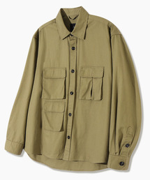 DIMITRI BLACK（ディミトリブラック）の「Utility work shirt_beige（シャツ/ブラウス）」