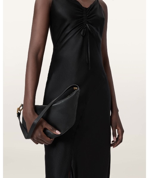 ALLSAINTS(オールセインツ)の「LUNA MICRO LEATHER BAG | LUNA マイクロ レザー バッグ(ショルダーバッグ・レディース・ブラック・ONE SIZE)」の5枚目の写真