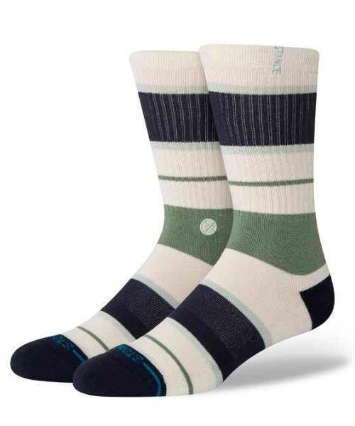 STANCE(スタンス)の「STANCE /スタンス/STRIPED DELIGHT CREW(ソックス/靴下・メンズ・その他24・L)」の1枚目の写真