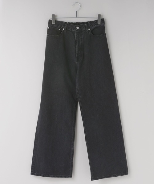 LOWRYS FARM（ローリーズファーム）の「【LFM(U)】DENIMバギーパンツ　606910（デニムパンツ・メンズ・ブラック/ブルー・MEDIUM/LARGE）」の2枚目の写真