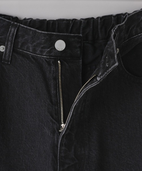 LOWRYS FARM（ローリーズファーム）の「【LFM(U)】DENIMバギーパンツ　606910（デニムパンツ・メンズ・ブラック/ブルー・MEDIUM/LARGE）」の8枚目の写真