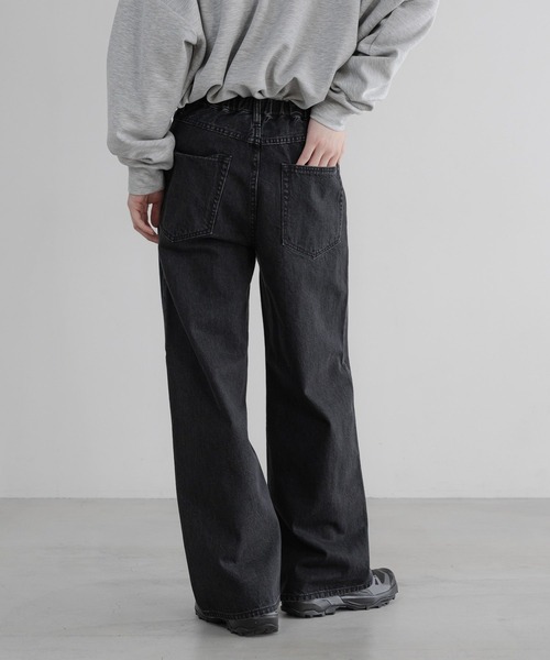 LOWRYS FARM(ローリーズファーム)の「【LFM(U)】DENIMバギーパンツ 606910(デニムパンツ・メンズ・ブラック/ブルー・MEDIUM/LARGE)」の16枚目の写真