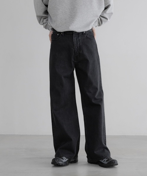 LOWRYS FARM(ローリーズファーム)の「【LFM(U)】DENIMバギーパンツ 606910(デニムパンツ・メンズ・ブラック/ブルー・MEDIUM/LARGE)」の14枚目の写真