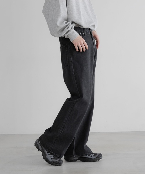 LOWRYS FARM(ローリーズファーム)の「【LFM(U)】DENIMバギーパンツ 606910(デニムパンツ・メンズ・ブラック/ブルー・MEDIUM/LARGE)」の15枚目の写真