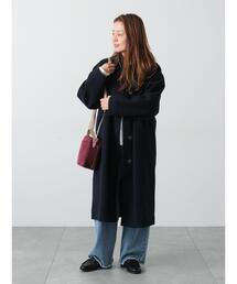 ウールライクステンカラーコート